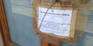 Sigilli ai locali dell’istituto di vigilanza Salapia