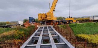 Manutenzione straordinaria del ponte sul derivativo Ofantino